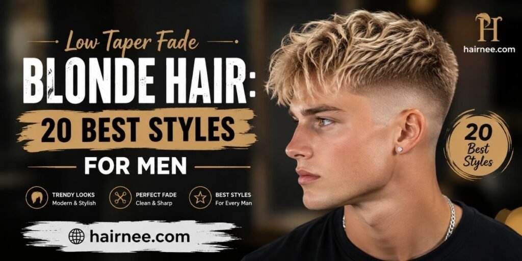 Low Taper Fade Blonde Hair 20 Best Styles for Men