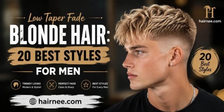 Low Taper Fade Blonde Hair 20 Best Styles for Men