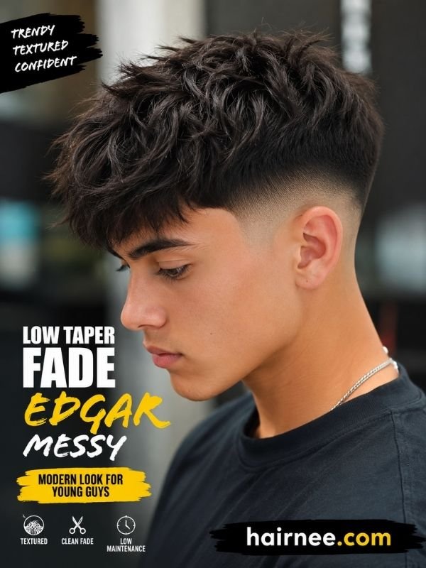 Low Taper Fade Edgar Messy