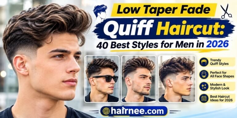 Low Taper Fade Quiff Haircut 40 Best Styles for Men in 2026