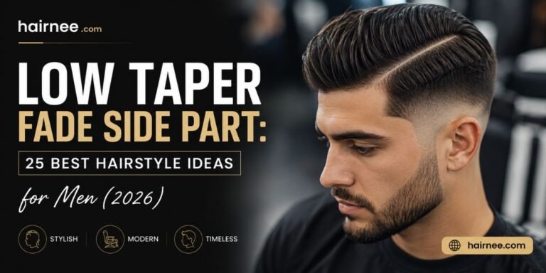 Low Taper Fade Side Part 25 Best Hairstyle Ideas for Men (2026)