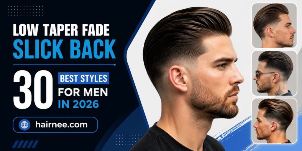 Low Taper Fade Slick Back 30 Best Styles for Men in 2026