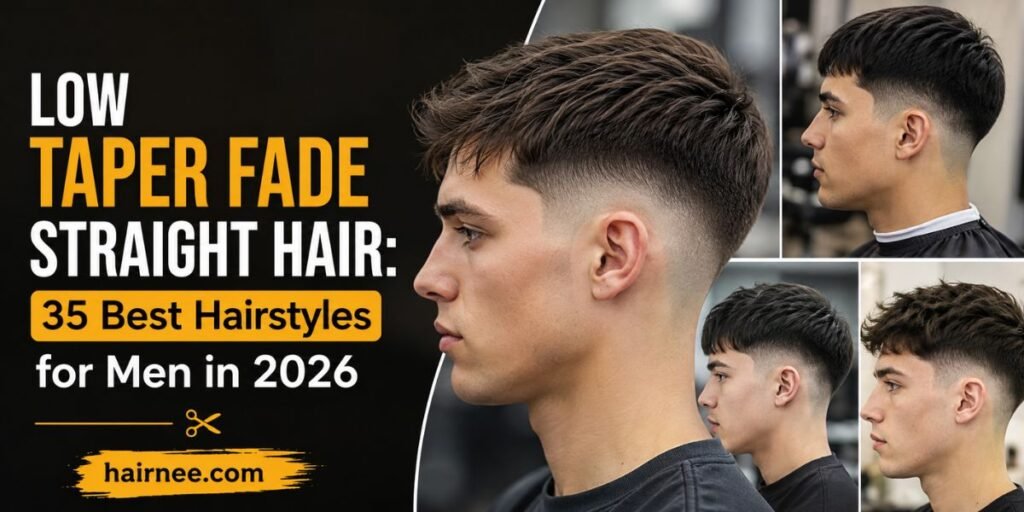 Low Taper Fade Straight Hair 35 Best Hairstyles for Men in 2026