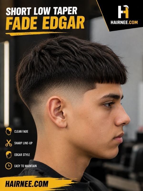 Short Low Taper Fade Edgar