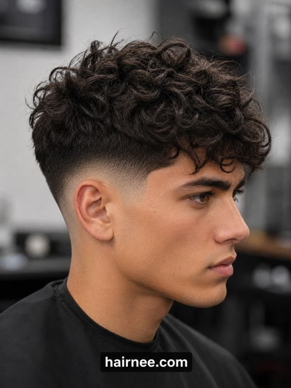 Textured Curly Fade