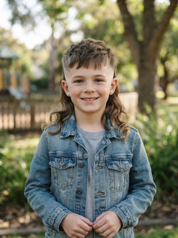 Boys Mullet Haircut
