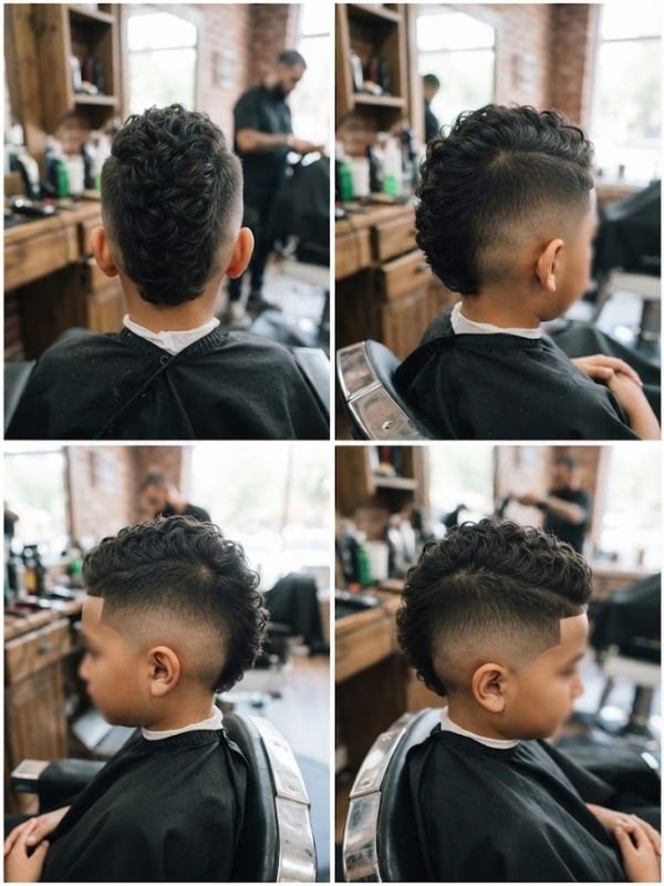 Boys Taper Fade Mohawk