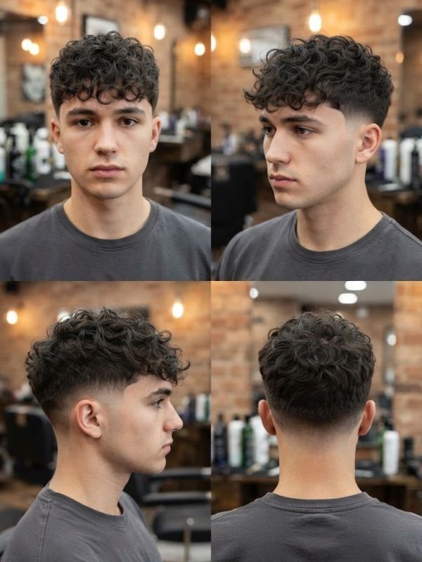 Curly Messy French Crop