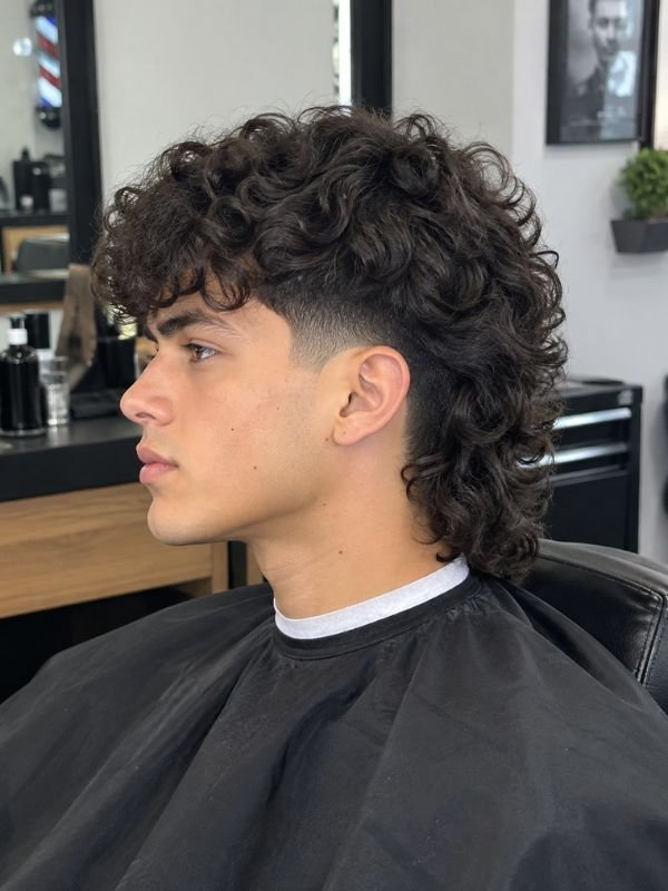Curly Mullet