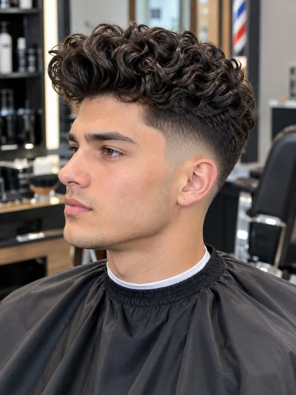 Curly Pompadour