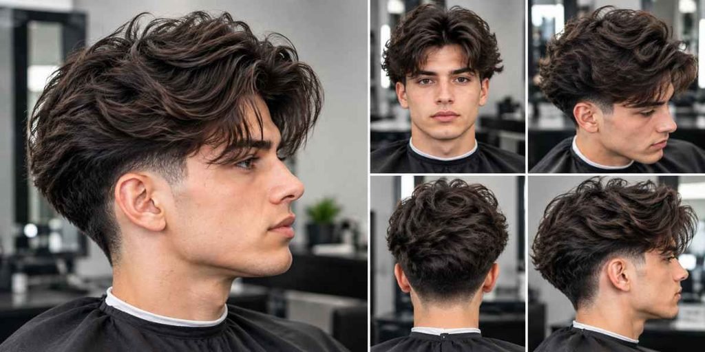 Grown-Out / Longer Top Low Taper Blowout