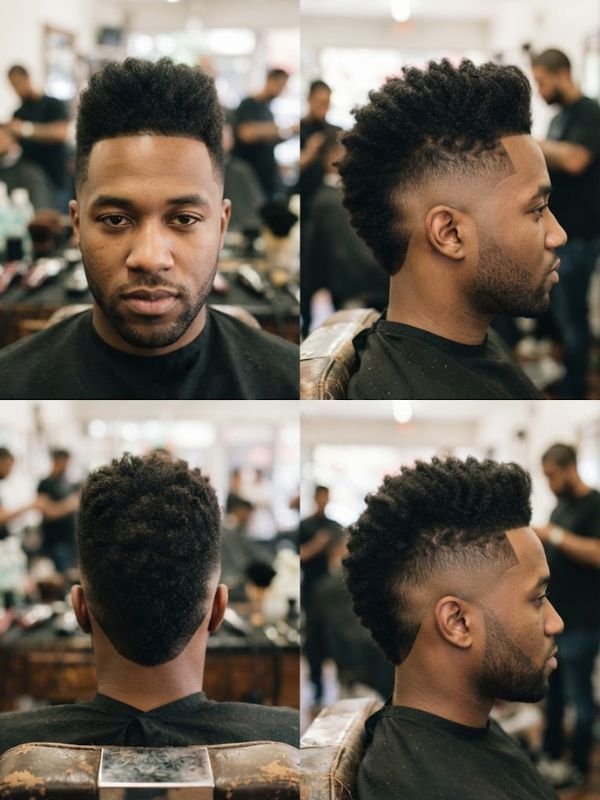 High Taper Fade Mohawk