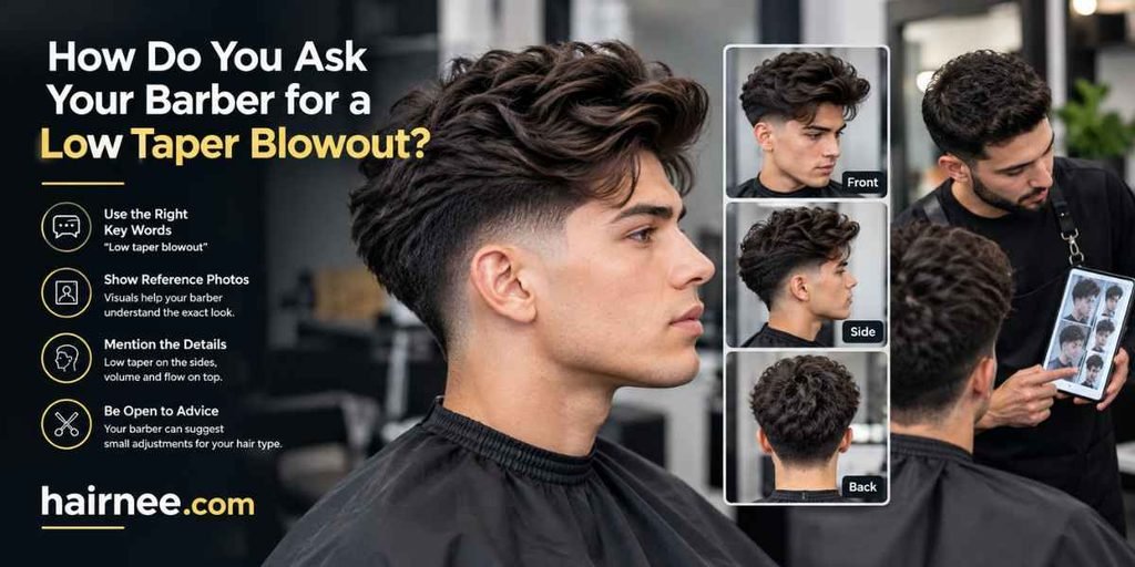 How Do You Ask Your Barber for a Low Taper Blowout