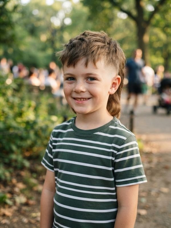 Kids Mullet Fade
