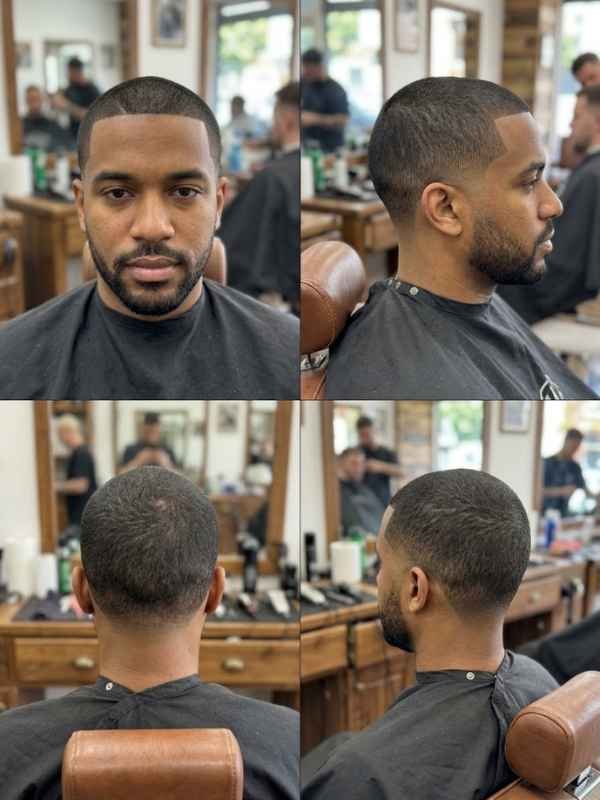 Long Buzz Cut with Low Taper