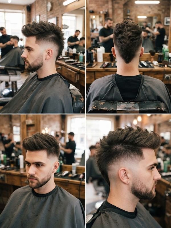 Long Mohawk Fade