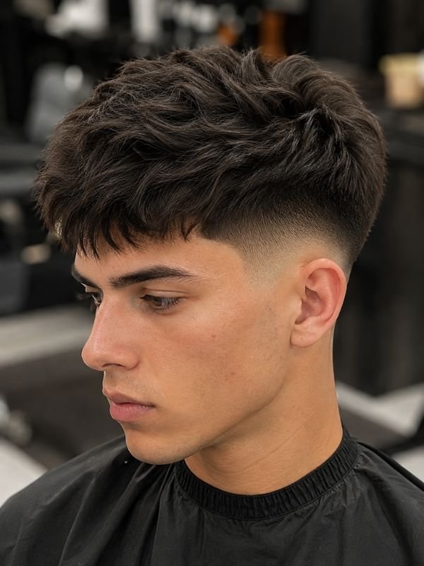 Low Taper Fade French Crop Blowout