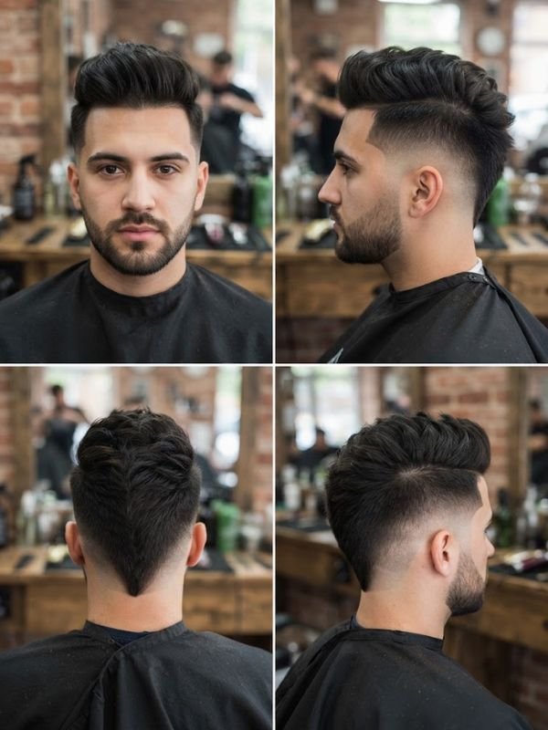 Low Taper Fade + Mohawk