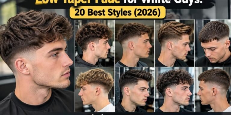 Low Taper Fade for White Guys 20 Best Styles (2026)
