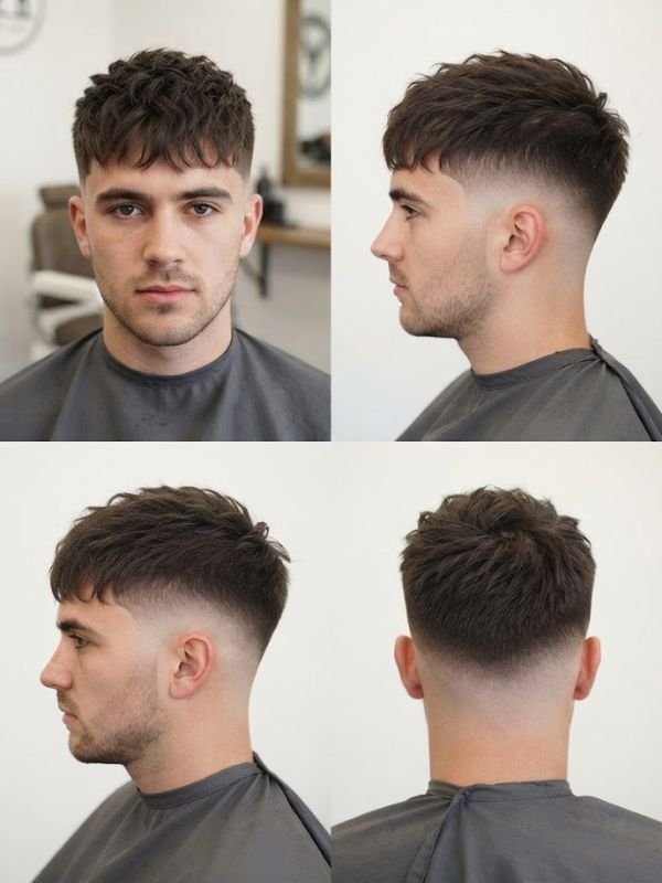 Messy Crop High Fade