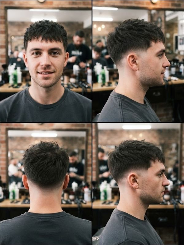 Messy Crop Low Taper Fade