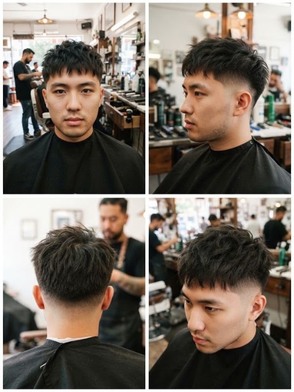 Messy French Crop Asian Style