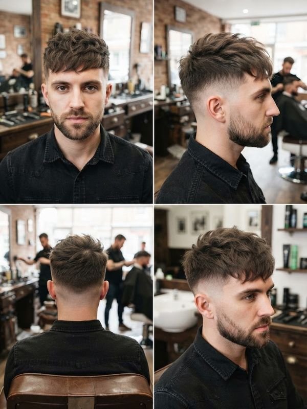 Messy French Crop Quiff