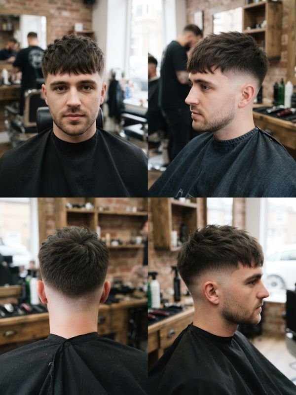 Messy French Haircut for Men