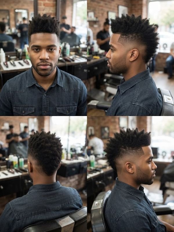 Mid Taper Fade Mohawk