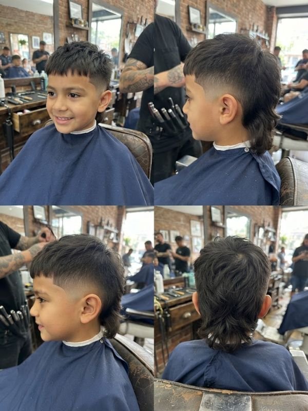 Modern Kids Mullet Fade