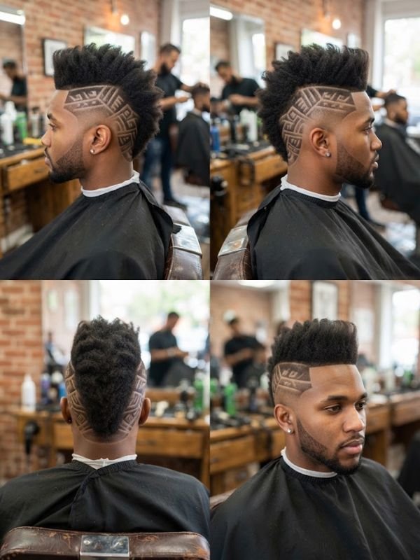 Professional Taper Fade Mohawk