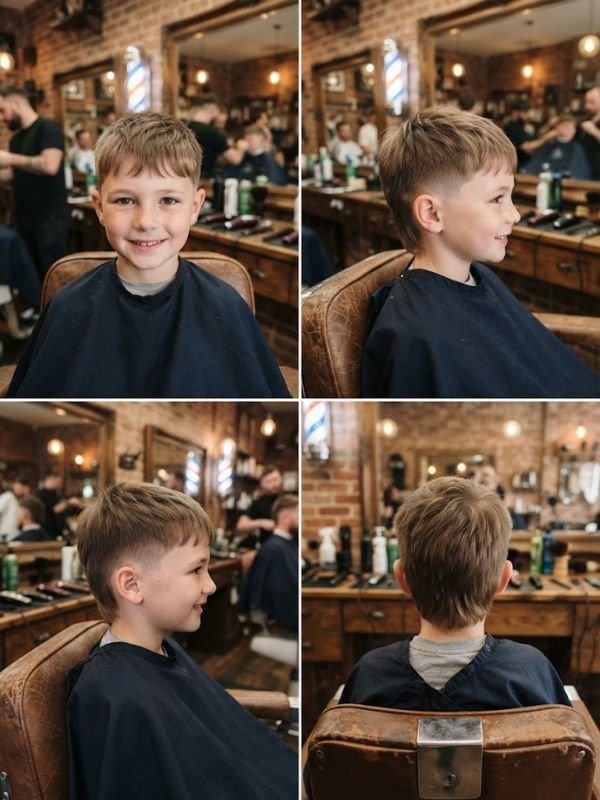 Short Kids Mullet Haircut