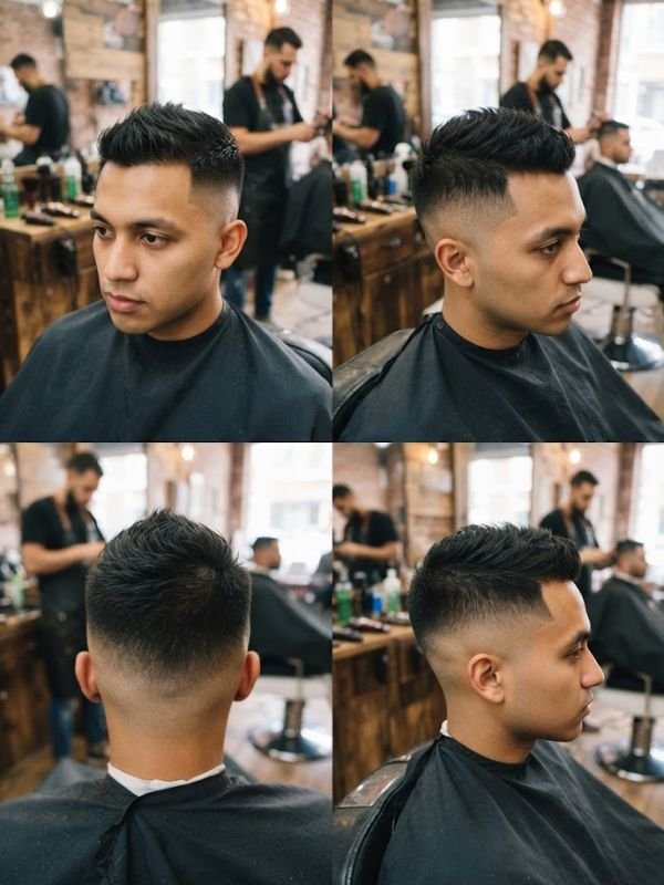 Short Mohawk Fade