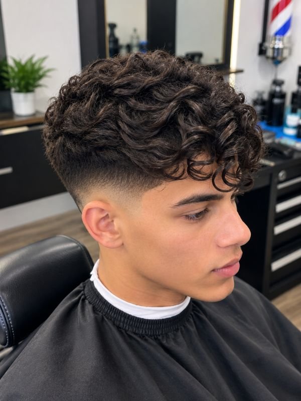 Side-Swept Curls
