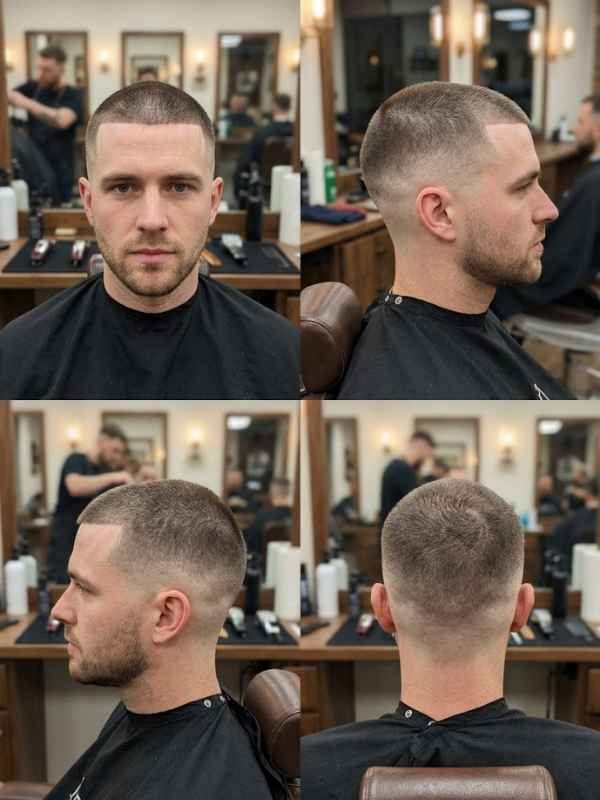 Skin Fade Low Taper Buzz