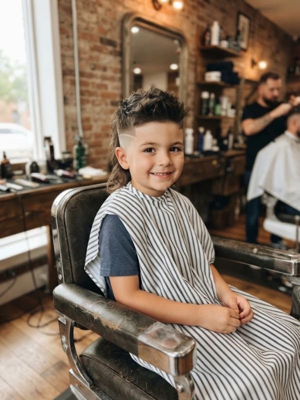 Stylish Mullet Haircut Kids