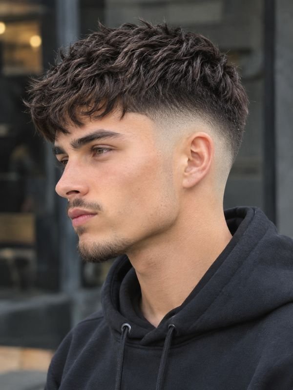 Textured Crop with High Taper Fade