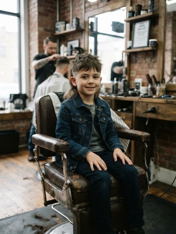 Trendy Kids Mullet Ideas
