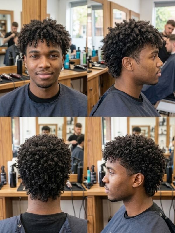 3B Curly Wolf Cut