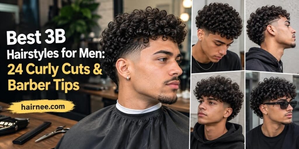 Best 3B Hairstyles for Men 24 Curly Cuts & Barber Tips