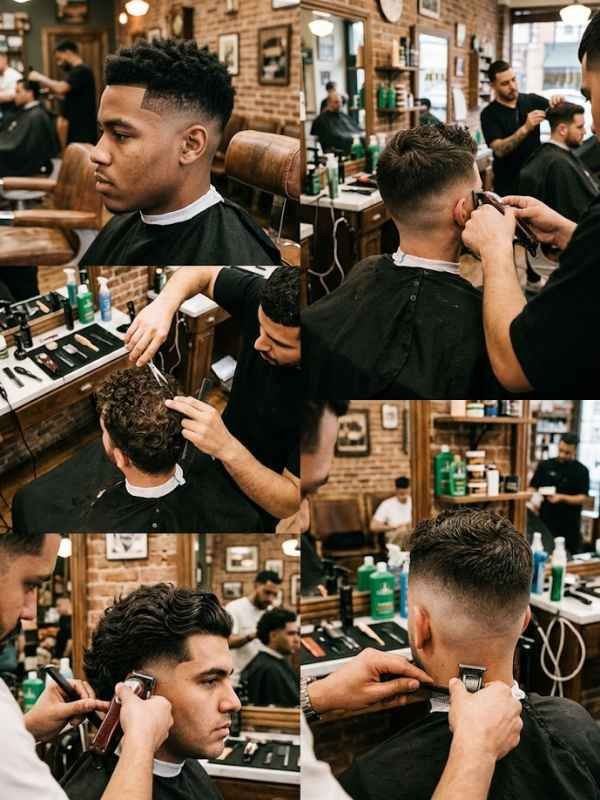 Build a five-point barber brief