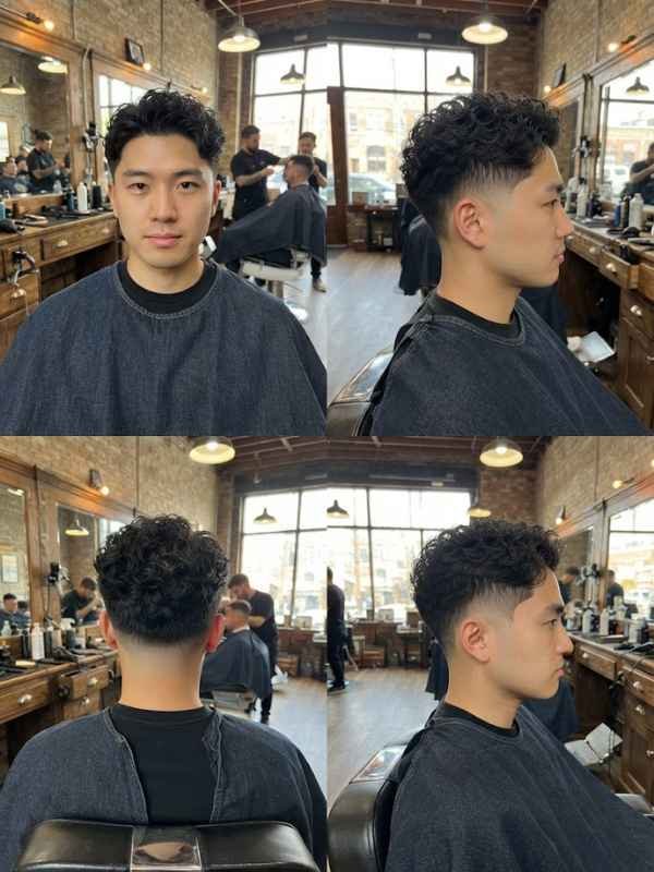 Curly hair