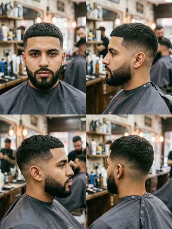 Keep the beard and perimeter groomed