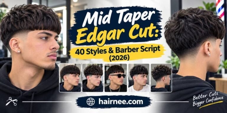 Mid Taper Edgar Cut 40 Styles & Barber Script (2026)