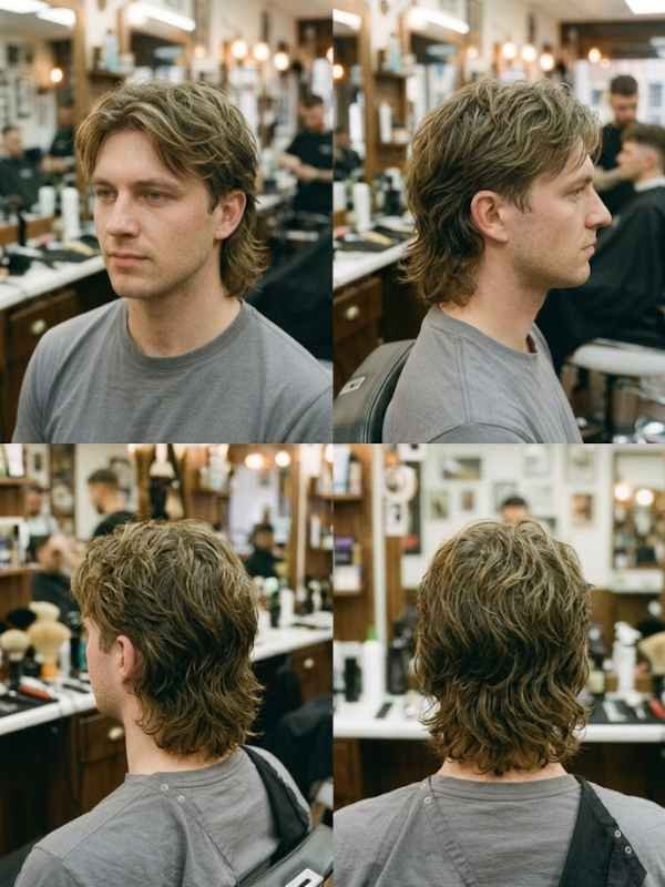 The shaggy surfer mullet